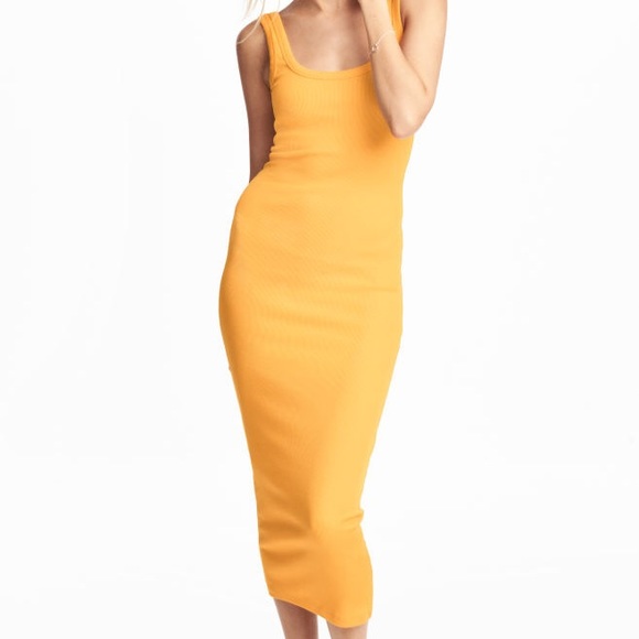 H&M Dresses & Skirts - ❌SOLD❌ H&M - blue ribbed midi dress 👗